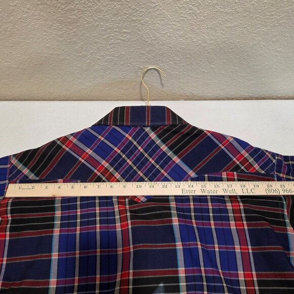 Wrangler Men's Size 18 X 36 Pearl Snap Western Shirt Long Sleeve - Picture 10 of 13